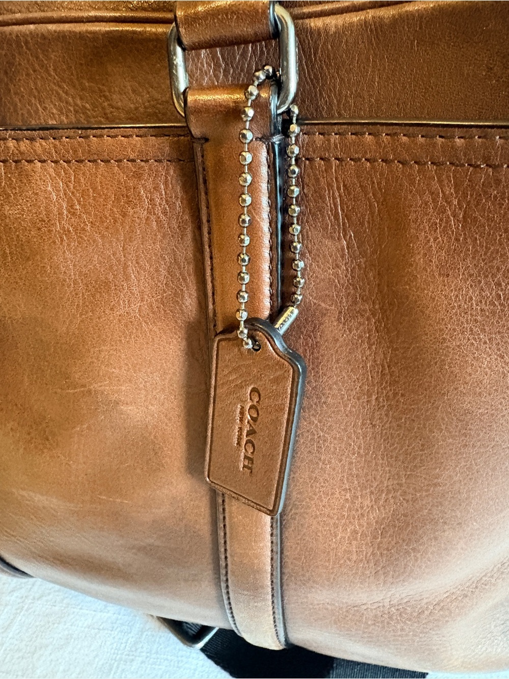Coach Men's Leather Metropolitan Commuter Bag briefcase - Picture 9 of 11